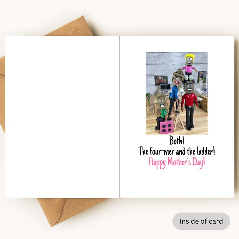 Printable Happy Mother's Day Card Funny Silly Greeting Card Wife Mom Digital Download Mothers ...