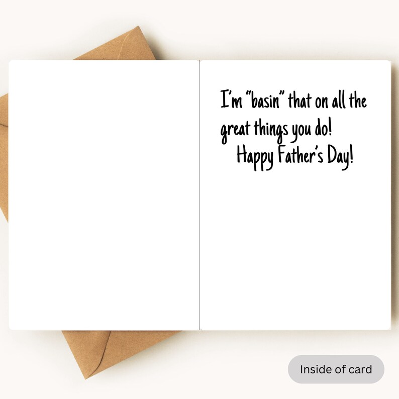 Printable Happy Father's Day Card Funny Silly Greeting Card Husband Dad ...