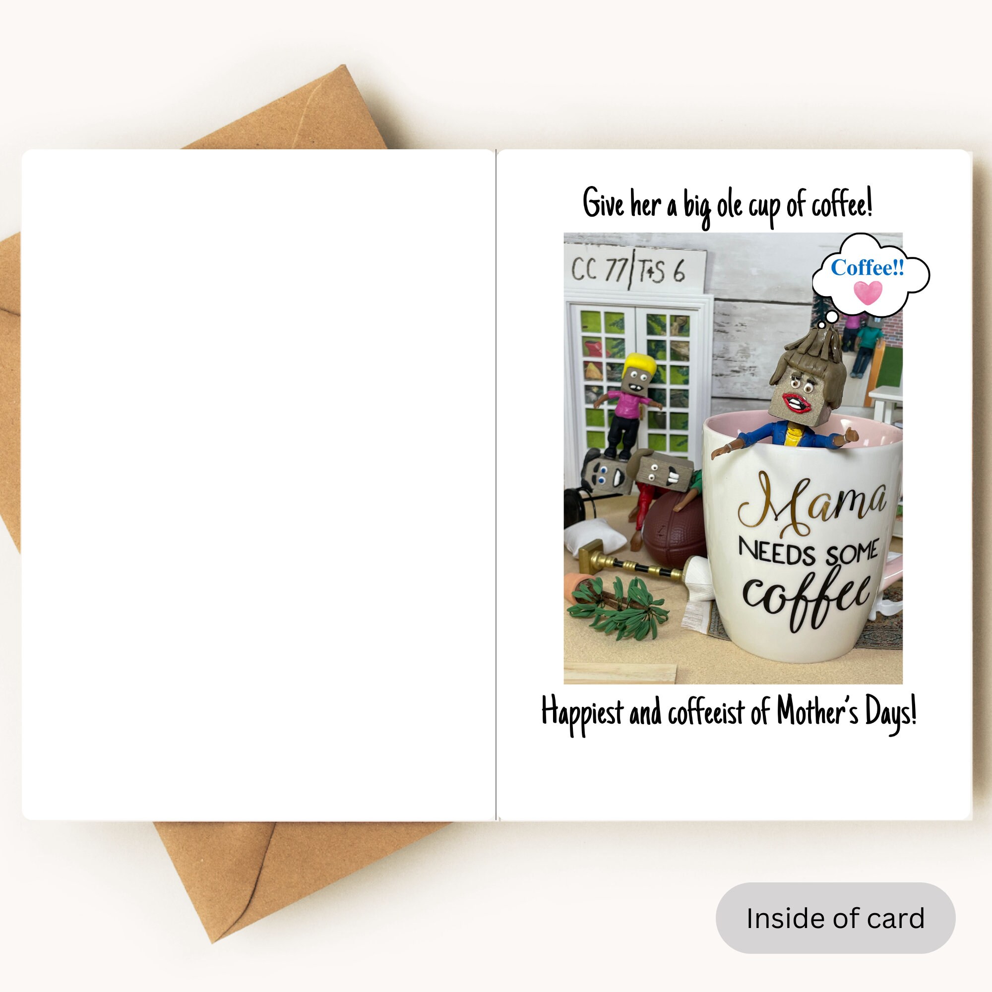 Printable Happy Mother's Day Card Funny Silly Greeting Card Wife Mom ...