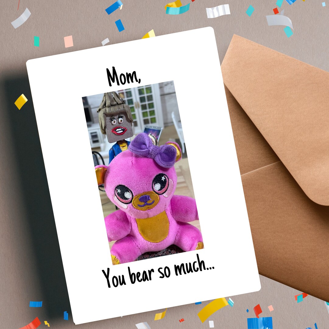 Printable Happy Mother's Day Card Funny Silly Greeting Card Wife Mom ...