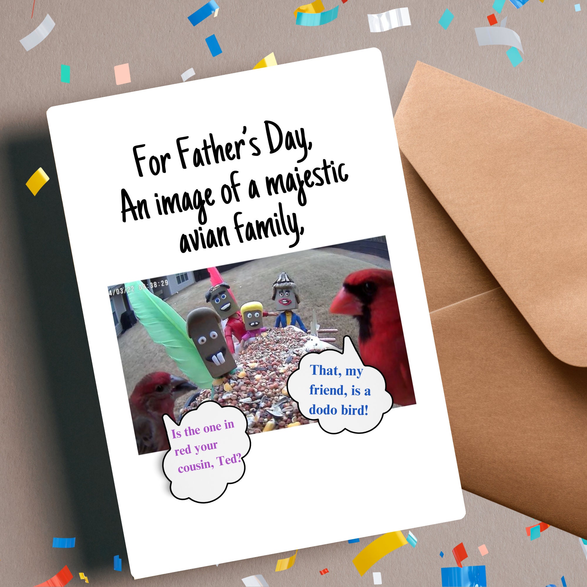 Printable Happy Father's Day Card Funny Silly Greeting Card Husband Dad ...