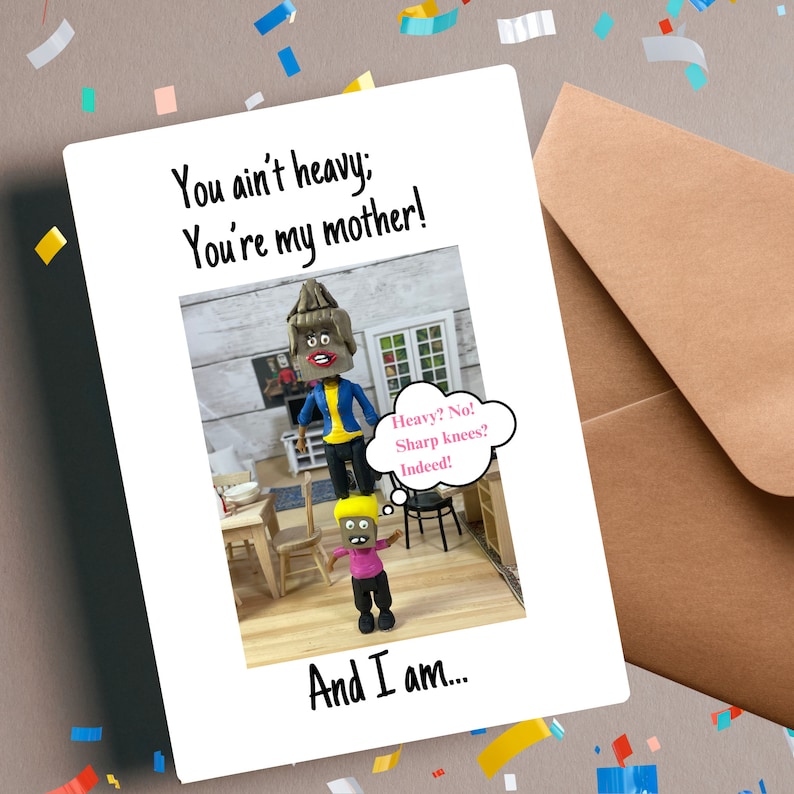 Printable Happy Mother's Day Card Funny Silly Greeting Card Wife Mom ...