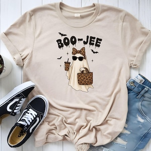 Boo-Jee Ghost Graphic Tee – Funny Halloween Shirt