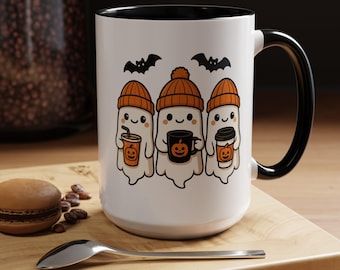 Cute Ghost Halloween Mug – Spooky Season Pumpkin Cup