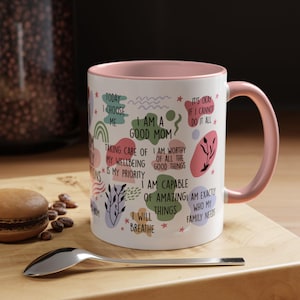 Mom Daily Affirmations Coffee Mug, Mom Mug, Gift For Mom, Positive Affirmations Mug, Best Mom Mug, Mother&#39;s Day Gift (11, 15oz)