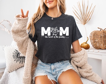 Mom Heart of the Family T-Shirt - Mother's Day Tee