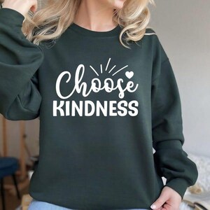 Cute Choose Kindness Sweatshirt, Teacher Appreciation Gifts, Be Kind Shirt, Positive Affirmation Shirt, Team Teacher Shirt, Gift For Teacher