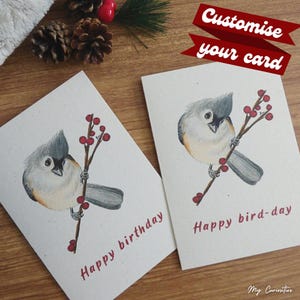Happy bird-day | Happy birthday, Tufted titmouse