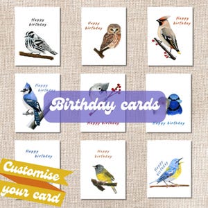 Happy birthday notecards