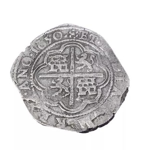 1650 Spanish Cob 8 Reales REPRO Coin