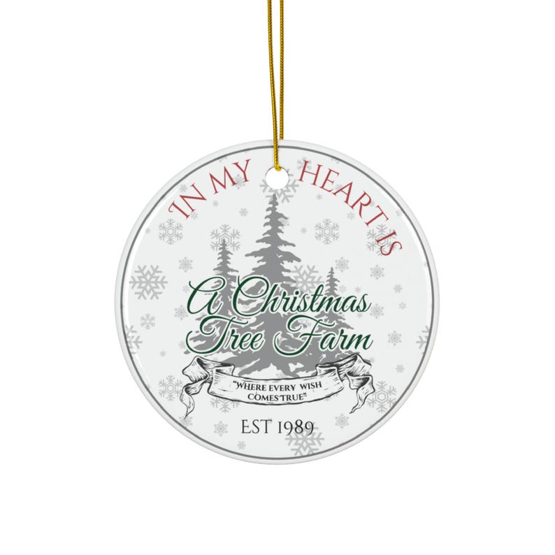 Taylor Swift Christmas Tree Farm Ornament christmas Gift for Her