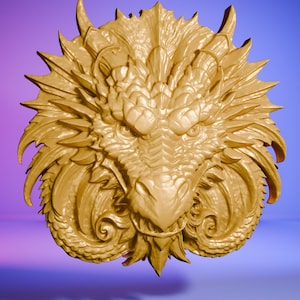 Dragon Head 3D STL Model
