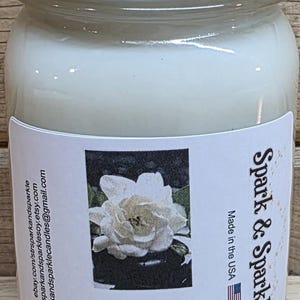 Gardenia Candles and Wax Melts 100% soy wax