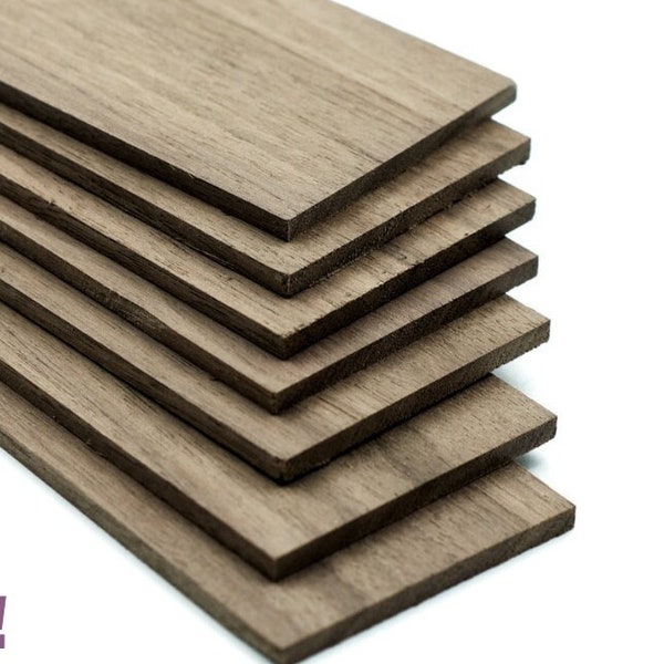 Walnut boards and planks. Raw material for DYI woodworking and crafts. Different sizes! A+ Quality!