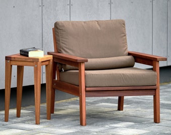 Mahagoni Outdoor Lounge Sessel- Elizabeth Kollektion