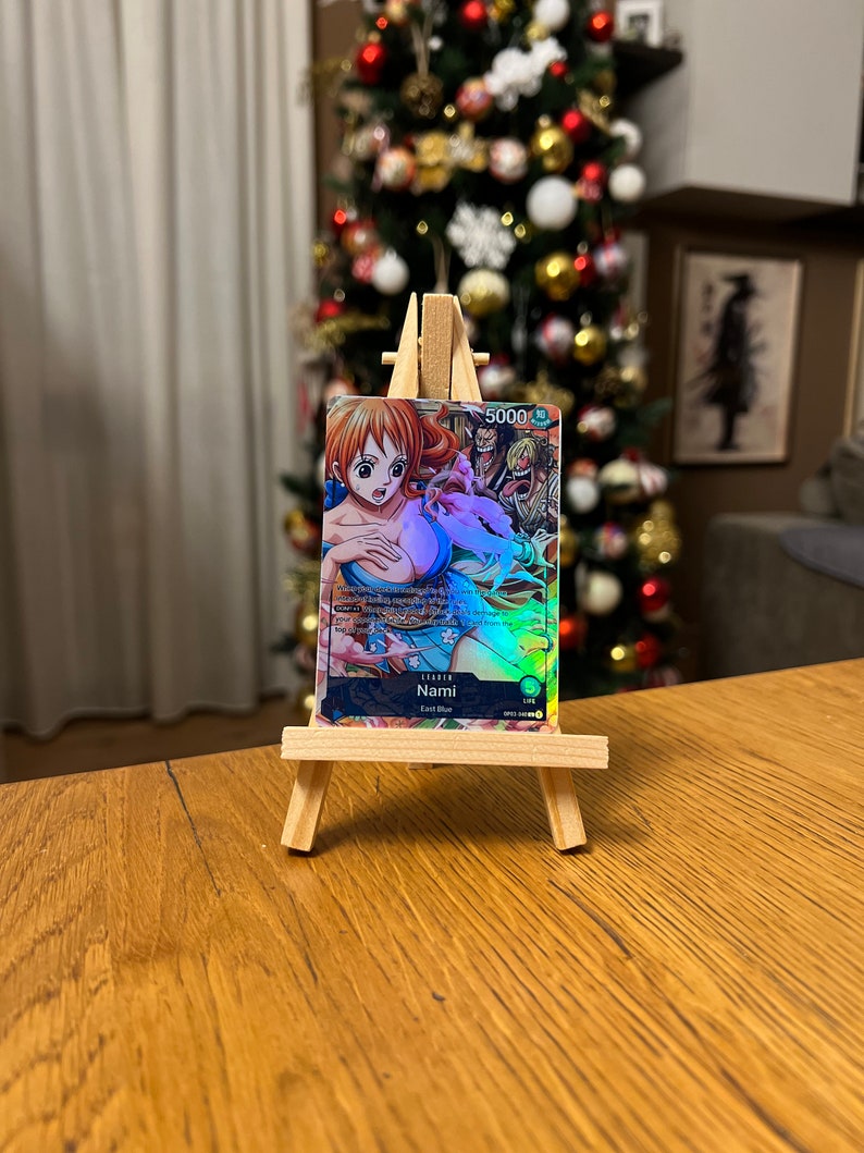 Nami Card One Piece Custom Etsy
