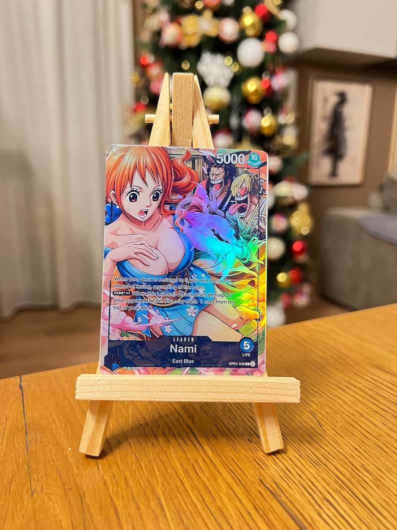 Nami Card One Piece Custom Etsy