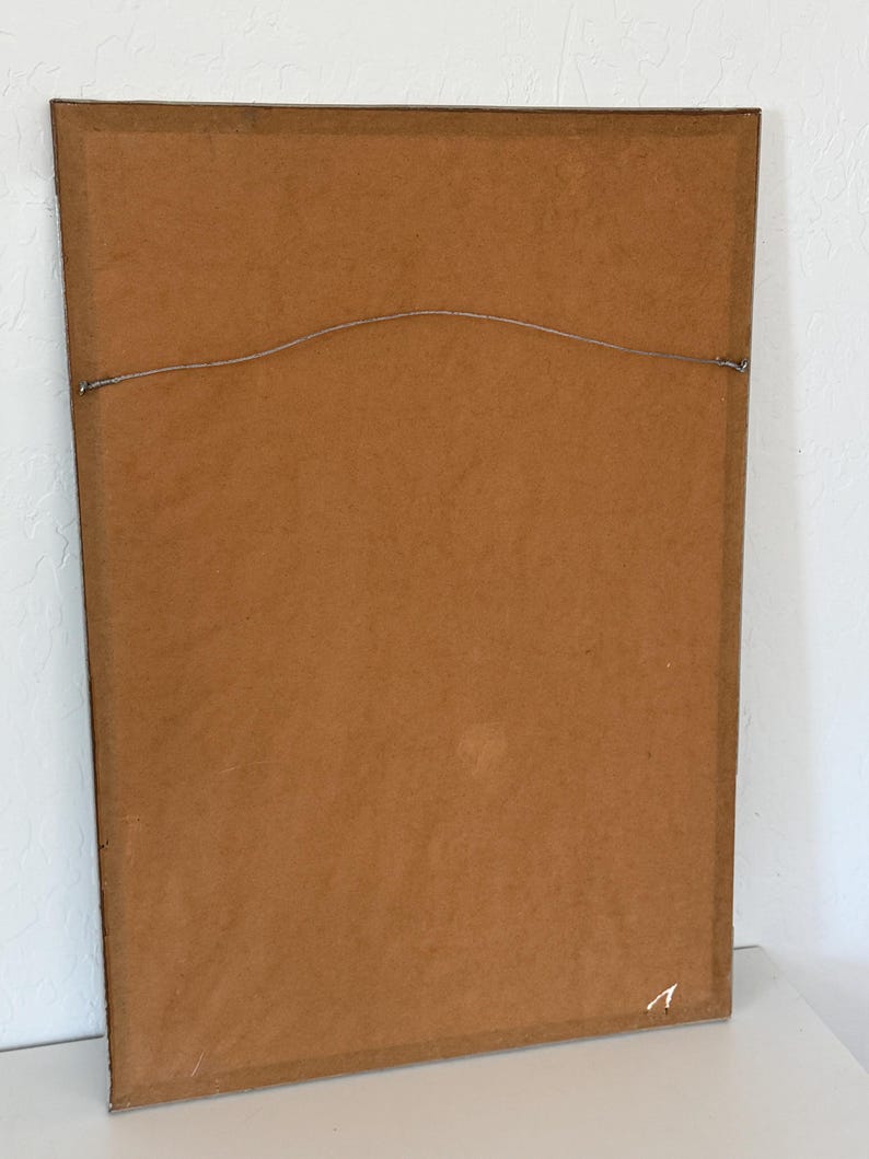 Vintage-Siebdruck aus der Bejuquismo-Periode des kolumbianischen Künstlers Omar Rayo mit dem Titel „Juegos de Mesa“. Signierte surrealistische Kunst, Vintage-Siebdruck aus den 1950er Jahren. Bild 8