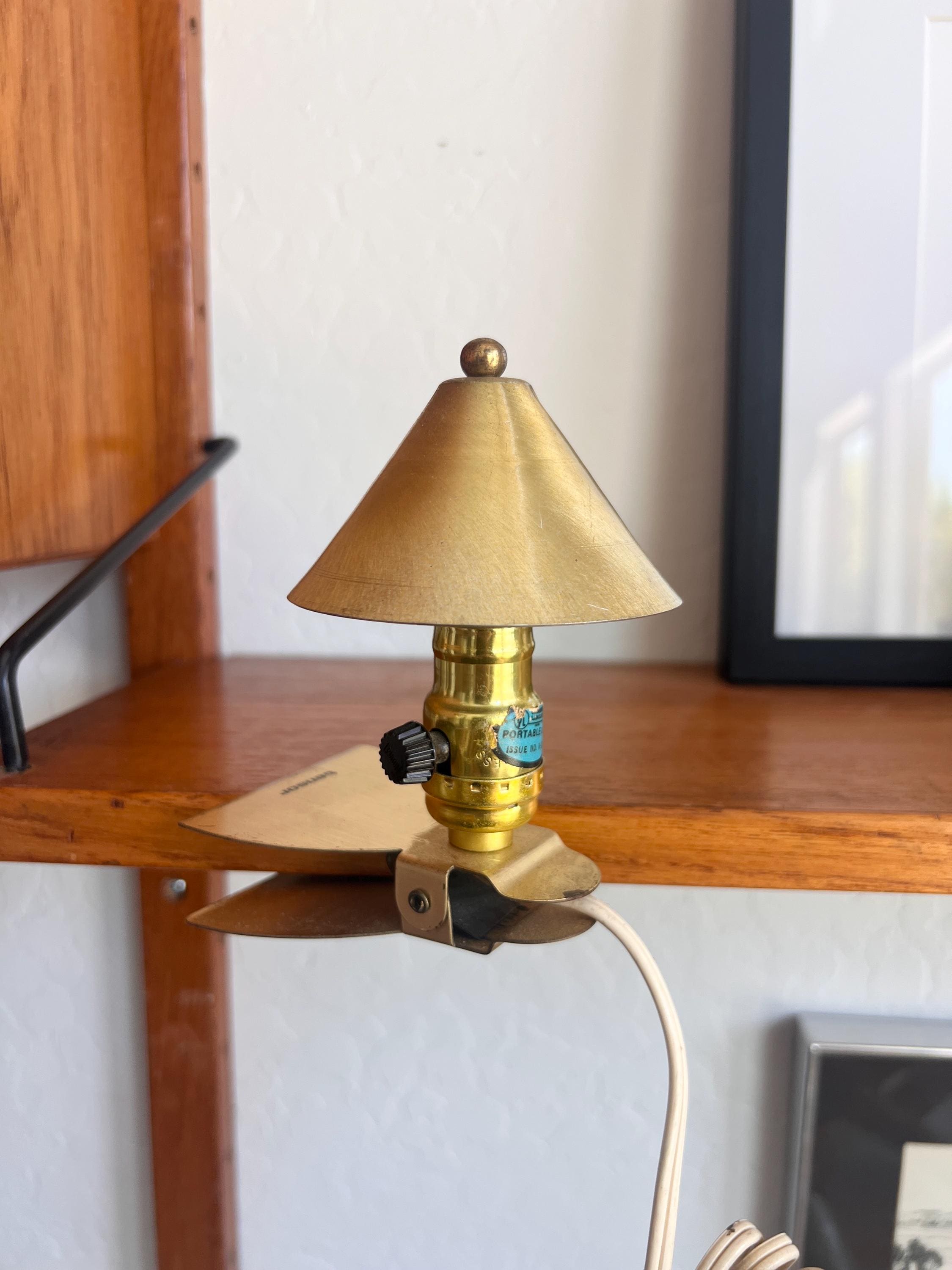 Vintage Clip Study Lamp Vintage Mini Conical Clip Or Clamp Lamp