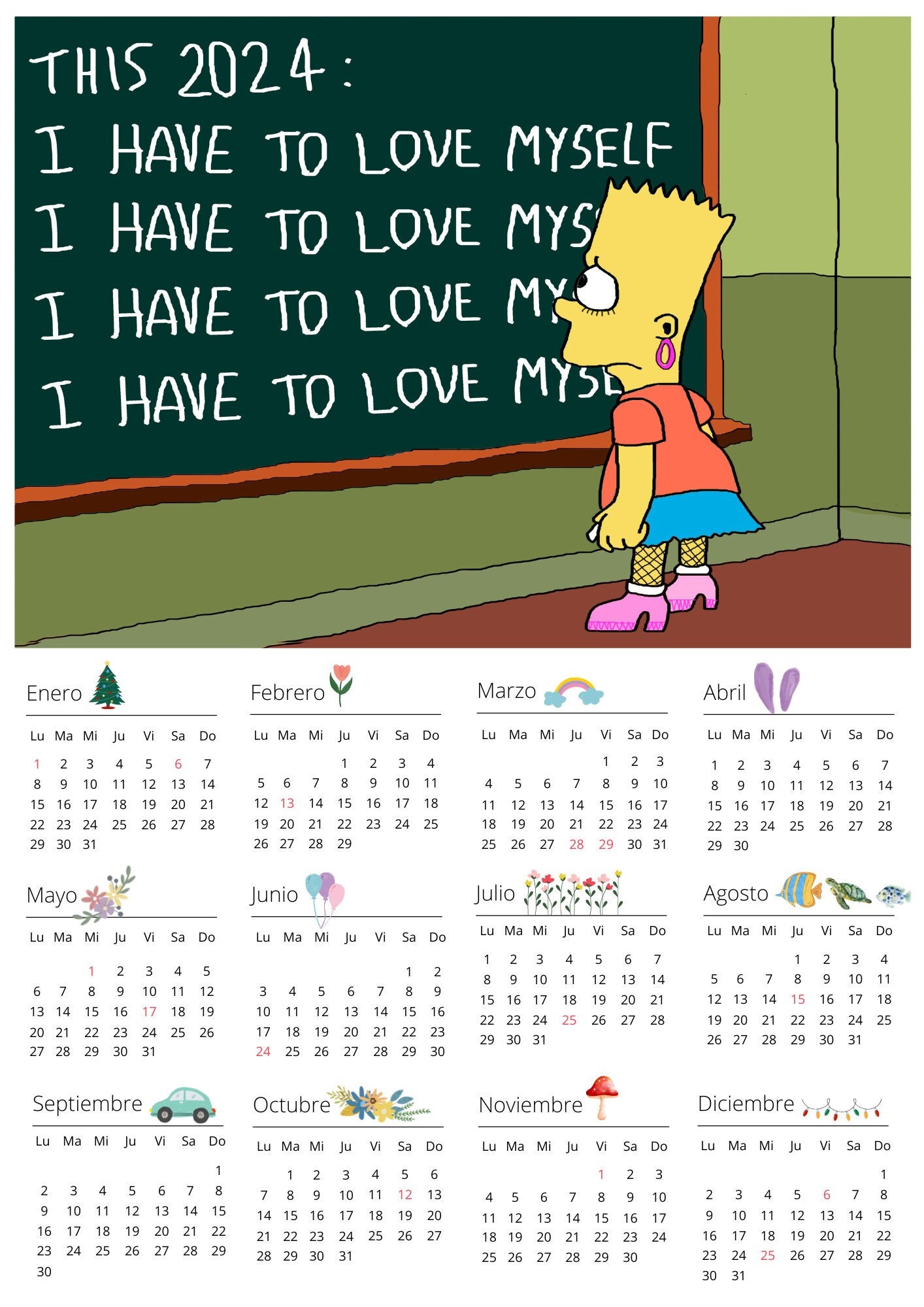 Simpsons calendar -  Canada