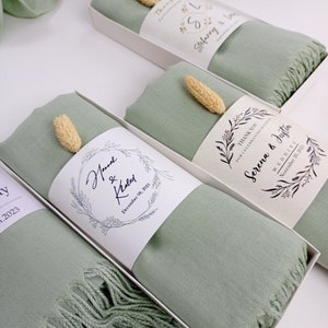 Pashminasjaal, nieuwjaarssjaal, Happy Holidays-sjaal, gepersonaliseerde omslagdoek, pashmina-omslagdoek, sjaals voor bruiloft, bruiloftsjaal sjaals