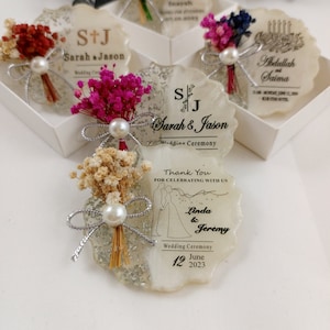 Wedding Magnet, Wedding Favors, Epoxy Magnet, Engagement Favors,Baptism Favors, Anniversary Favors, Christmas Gift ,Baby Shower,Gift for her