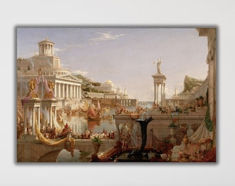 Cole Thomas The Consummation Canvas Print, Empire Artwork