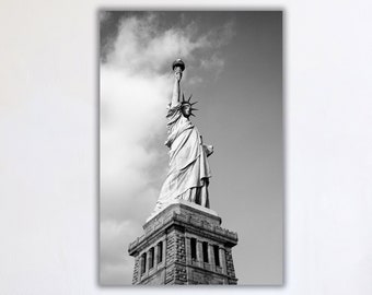 Statue of Liberty Poster, America Canvas Print, America Statue of Liberty Poster, Liberty Enlightening the World Wall Art, New York City