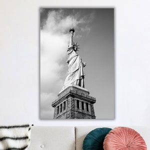 Statue of Liberty Poster, America Canvas Print, America Statue of Liberty Poster, Liberty Enlightening the World Wall Art, New York City