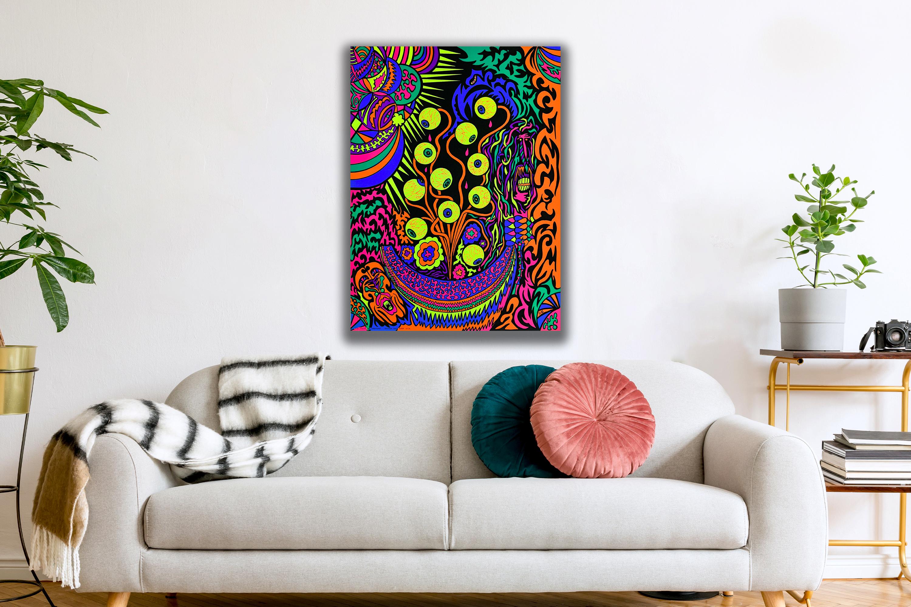 psychedeliceyeポスター eyeball POSTER 目玉ポスター psychedeliceye