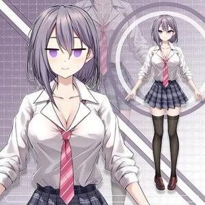 Girl Live2d Vtuber Model for Commercial use | Premade Vtuber Model | Live2D Model | Fully Rigged | Ready to use