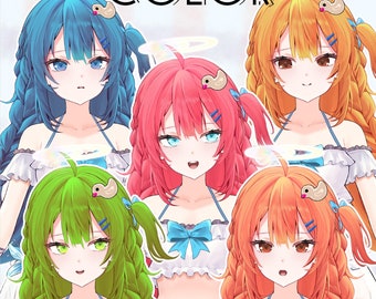 Premade Angelia Live2D Vtuber Model: Fully Rigged, Ready to Use