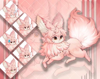 Pink Pet Live2D VTuber Model: Fully Rigged, Ready to Use