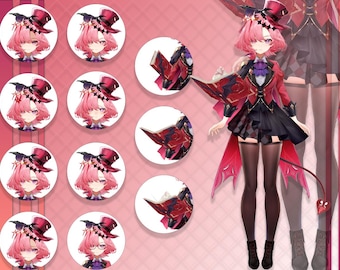 Pink-Haired Girl Live2D VTuber Model: Fully Rigged, Ready to Use