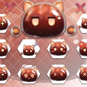 Cheap Vtuber Model Slime (Ready to Use) - Fully rigged! Live2D model, Vtube Studio Model, Slime Avatar, Twitch Avatar, Streaming Assets