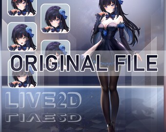 Ready to Use Live2D Vtuber Model: Fully Rigged (PSD)