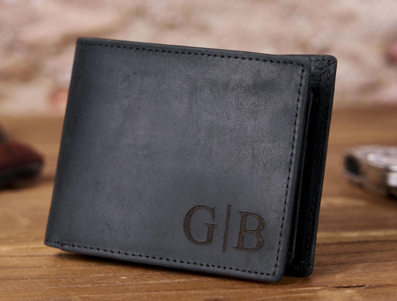 Personalized Wallet, Christmas Gifts for Him, Mens Wallet, Engraved