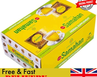 Link Samahan Instant Ayurveda Herbal Tea Sachets Cough & Cold UK SELLER