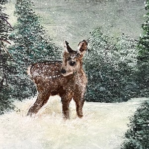 Baby deer painting