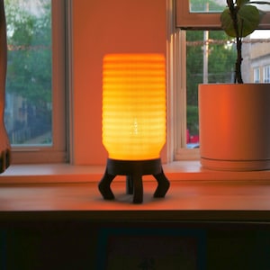 3D Printed Table Lamp: Modern Minimalist Accent Light - TILO V2