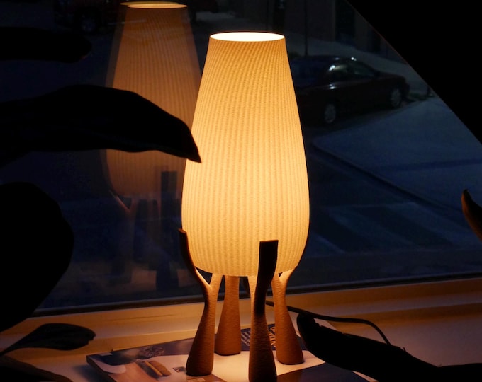 Soft Glow Lamp - Textured Shade with Ripple Design | RIPL .2