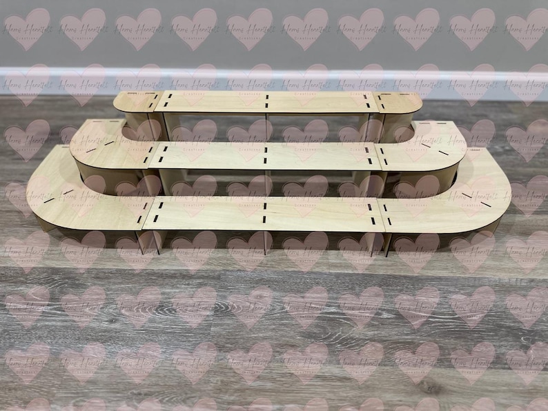 Modular 3-tier Wooden Display Stands - Etsy