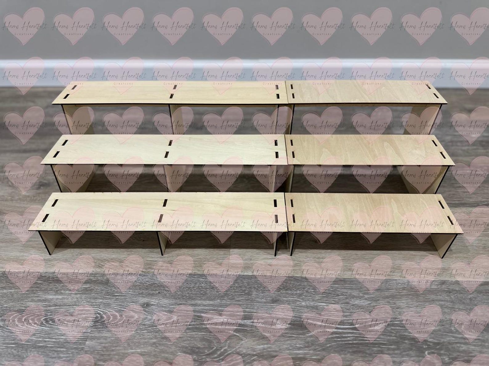 Modular 3-tier Wooden Display Stands - Etsy