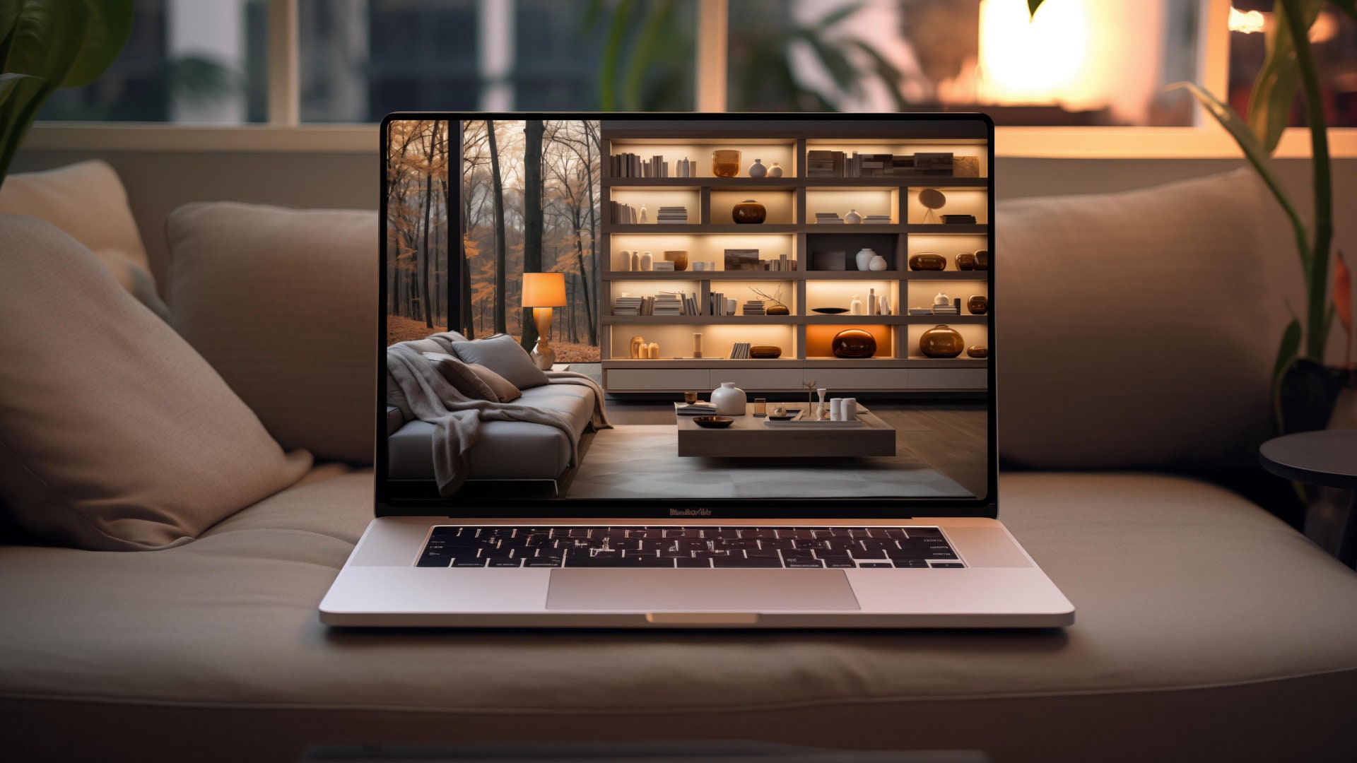 Virtual Background Zoom Meetings, Online Meetings 16:9, Simple Elegant ...