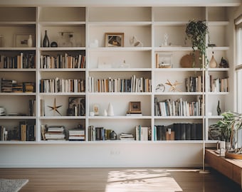 Virtual Background Zoom Meeting, Online Meetings 16:9, Simple Elegant Backdrop, Natural Light Living Room, Microsoft Teams Background