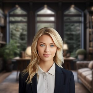 Zoom Background Luxury Library Home Office Professional Zoom Meeting