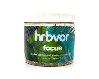 FOCUS | Focus your mind with this bold and fragrant bouquet of organic nootropic herbs for clarity and concentration. | 28 Servings