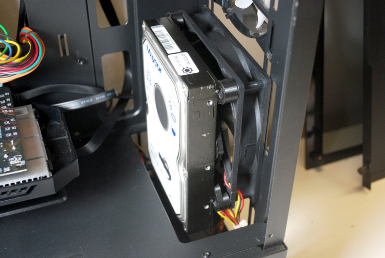 Hard Drive Support Pc Case Hdd Ssd Mount Extra Fan Slot Mount 120mm - Etsy