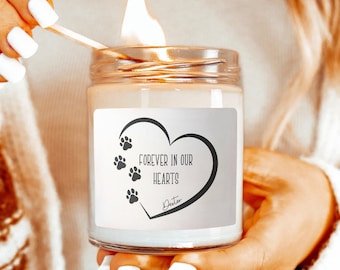 Custom Pet Memory Gift, Custom Pet Memorial Gift, Dog Sympathy Candle, Pet Remembrance Gifts, Pet Sympathy Candle, Customized Pet Loss Dog