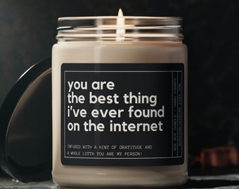 Funny Candle For Boyfriend Husband Fathers Day Gift, Anniversary Gift, Birthday Gift For Him, Anniversary Gift For Him, Gift For Husband